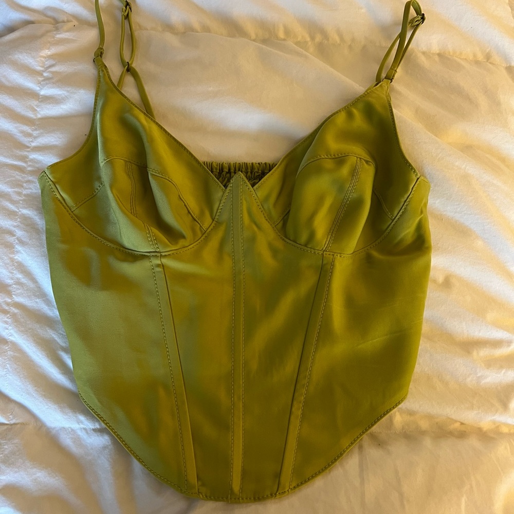 S Urban Outfitters Green Corset